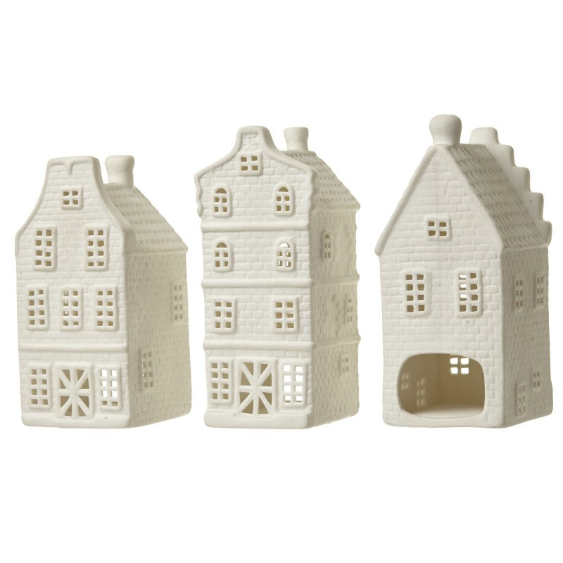 Porcelain House T Light Holder