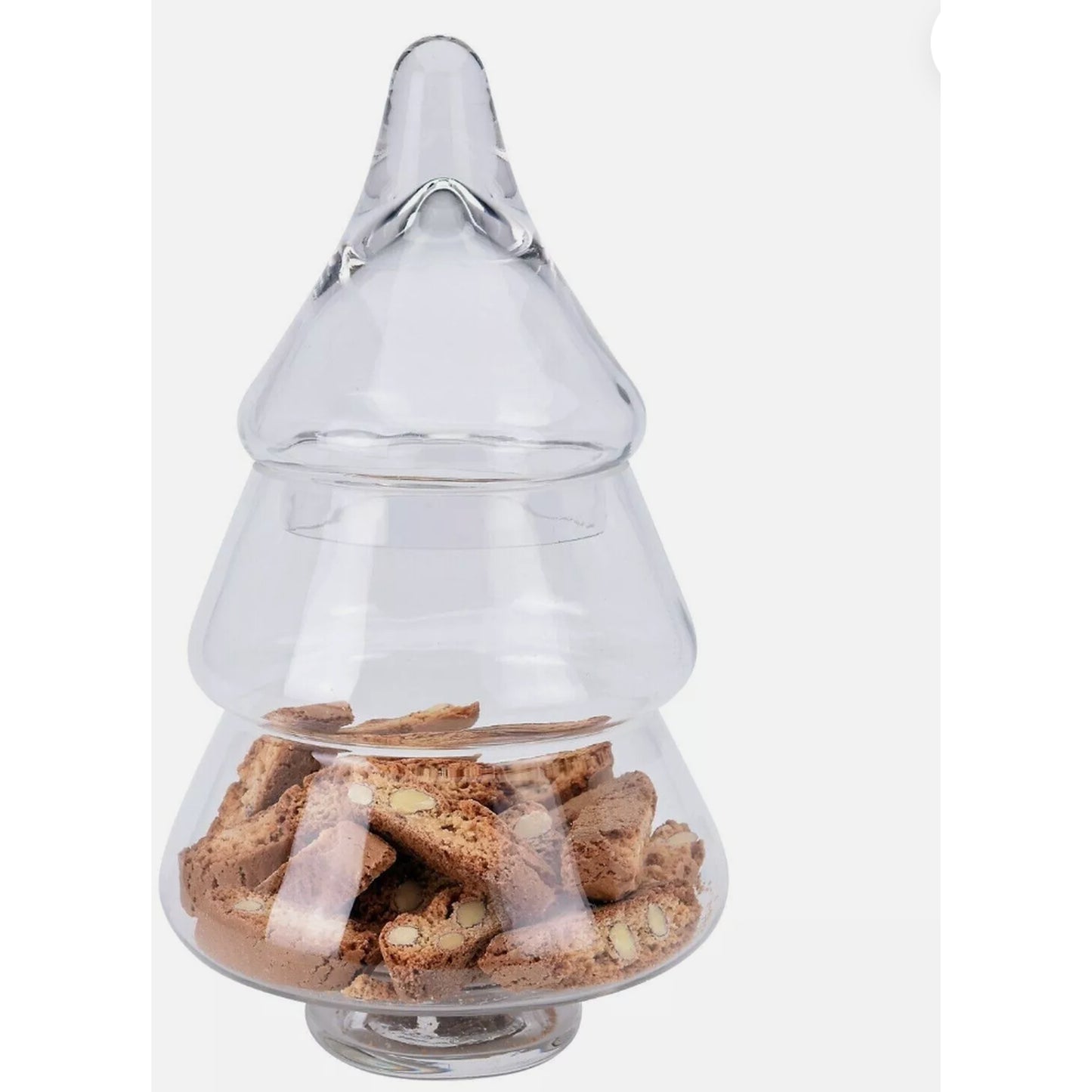 Glass Tree Storage Jar