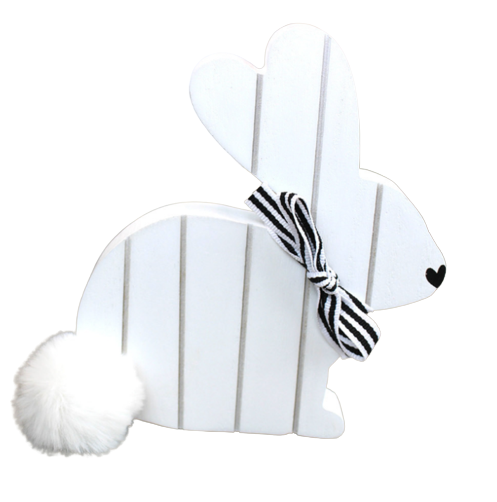 Bunny Decorative Wooden Block